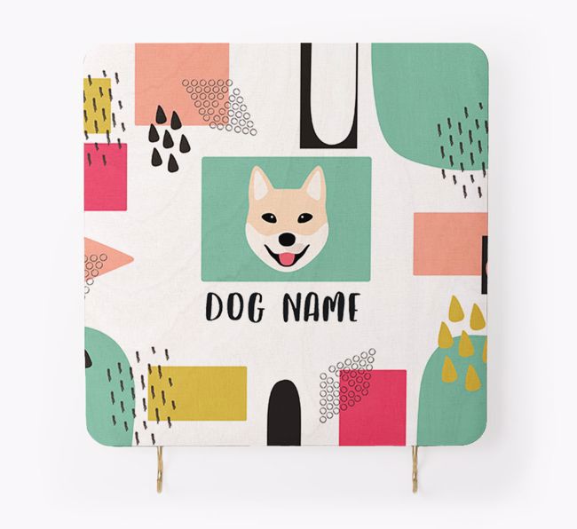 'Abstract Design' - Personalised {breedFullName} Lead & Collar Hanger